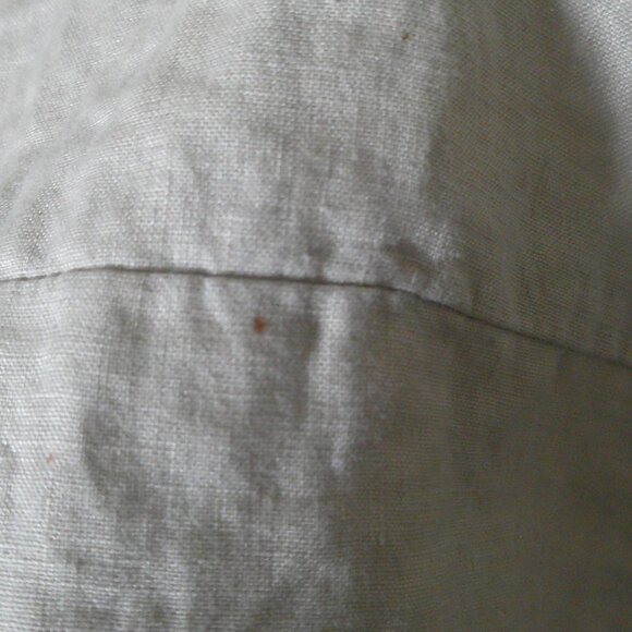 Women's Malvin Hamburg Germany I Love Linen Beige Dress Sleeveless - Size 6 - Picture 8 of 9